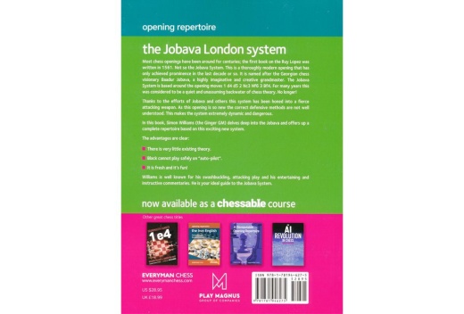 Opening Repertoire - The Jobava London System by Simon Williams