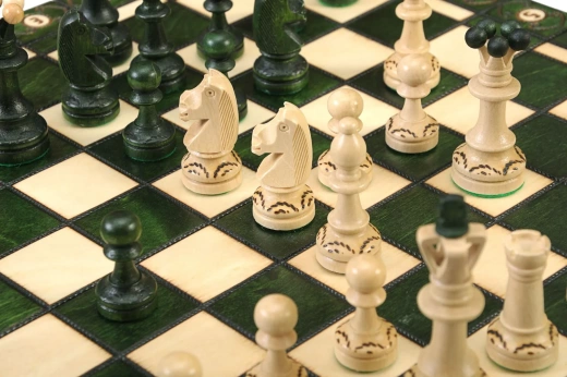 The Green Senator Chess Set