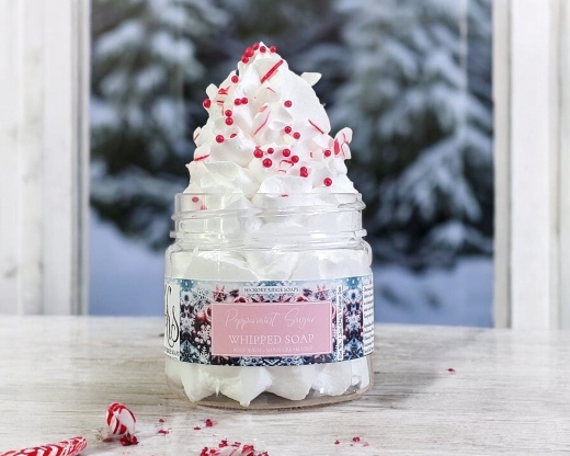 Peppermint Sugar Whipped Soap