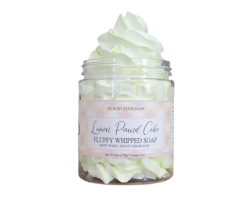 Lemon Pound Cake Whipped Soap