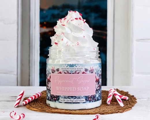 Peppermint Sugar Whipped Soap