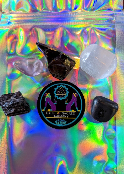 Crystal Pack: Spiritual Protection (5 Crystals)