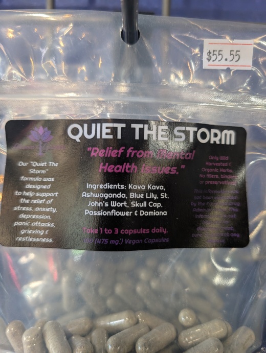 Quiet The Storm Vegan 100 Capsules (475 Mg )