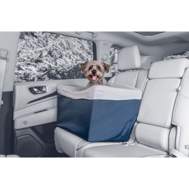 Dog Car Seat | Pet Booster Seat - Petsafe® Happy Ride™ Dog Safety Seat, Navy