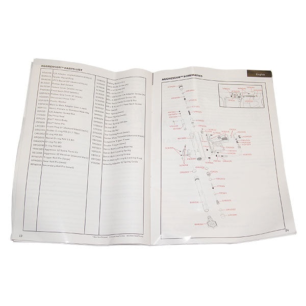 Spyder Aggressor Paintball Gun Users Guide Owners Operation Instruction