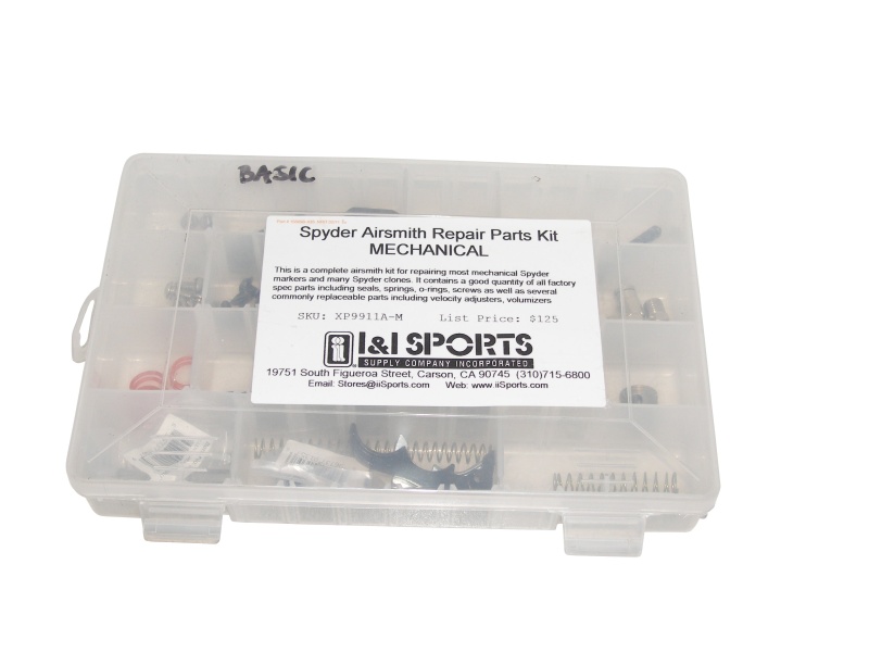 Spyder Paintball Airsmith Repair Parts Kit Mechanical Xtra, Sonix