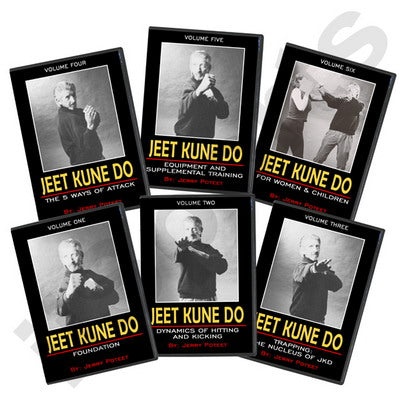 6 Dvd Set Jerry Poteet Martial Arts Jeet Kune Do Bruce Lee Jun Fan Training