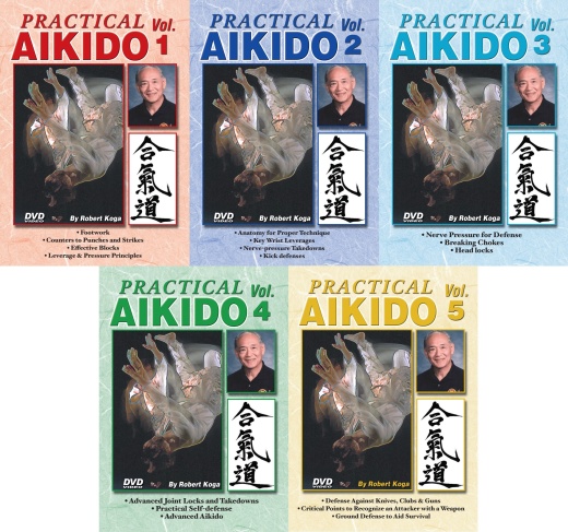 Practical Aikido 5 DVD Set for Real-Life Street Self Defense