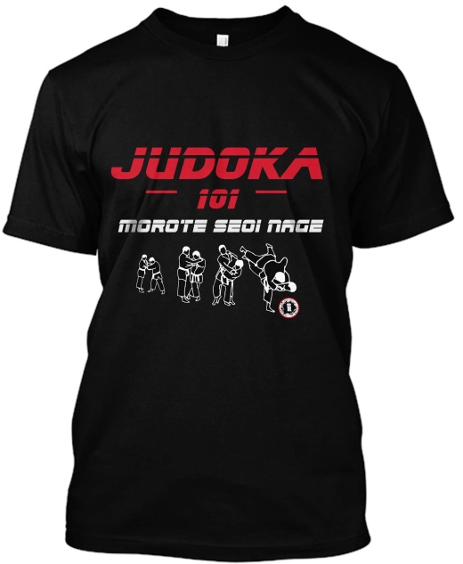 At2200a Judoka 101 'Morote Seoi Nage' - Two Handed Shoulder Throw T-Shirt