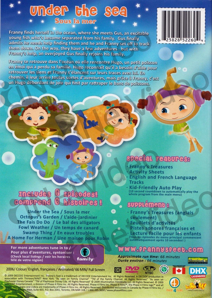 Franny's Feet Under The Sea (Bilingual)