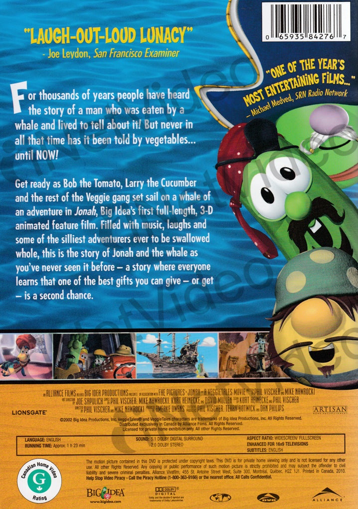 Jonah - A Veggietales Movie (widescreen Fullscreen) (al)