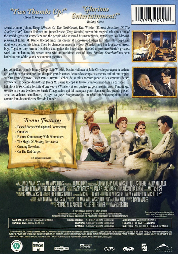 Finding Neverland (Widescreen Edition) (Bilingual)