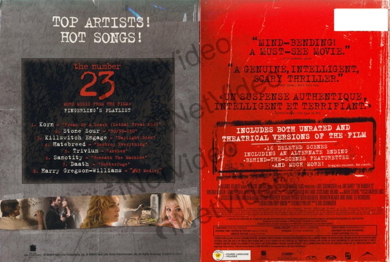 The Number 23 (Unrated Infinifilm Edition) (With Soundtrack Cd) (2 Pack)