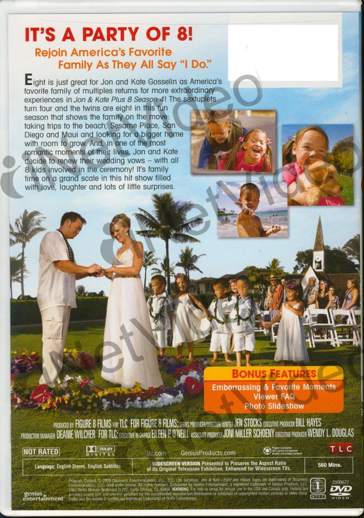 Jon And Kate Plus 8 - Season 4,Volume 1 - The Wedding (Keepcase) (Boxset)