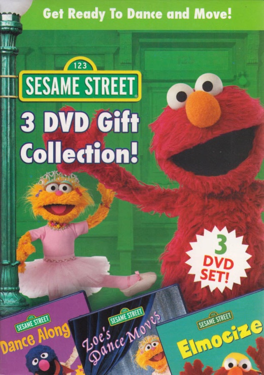 Sesame Street Gift Collection - Dance Along/Zoe's Dance Moves/Elmocize (Boxset)