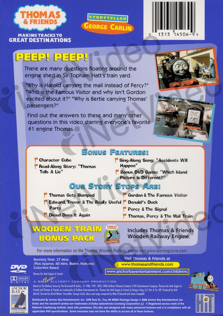 Thomas And Friends : Thomas Gets Bumped & Other Adventures (Wooden Train Bonus Pack)(Boxset)