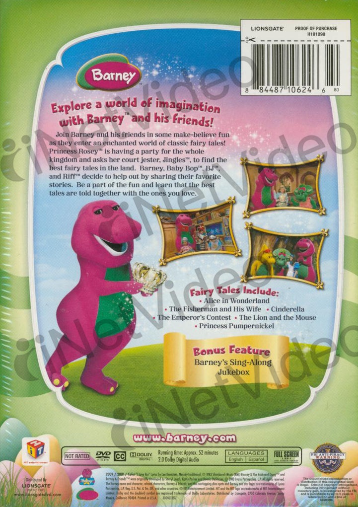 Barney - Once Upon A Dino Tale (boxset) Includes Barney Plush!