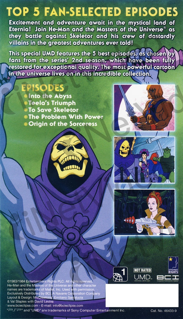 The Best Of He-Man Andthe Masters Of The Universe Season 2 (Umd For Psp)