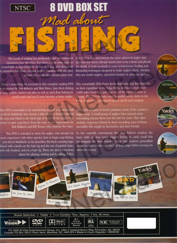 Mad About Fishing (A Special 8 Dvd Collection The Best In Fishing)(Boxset)