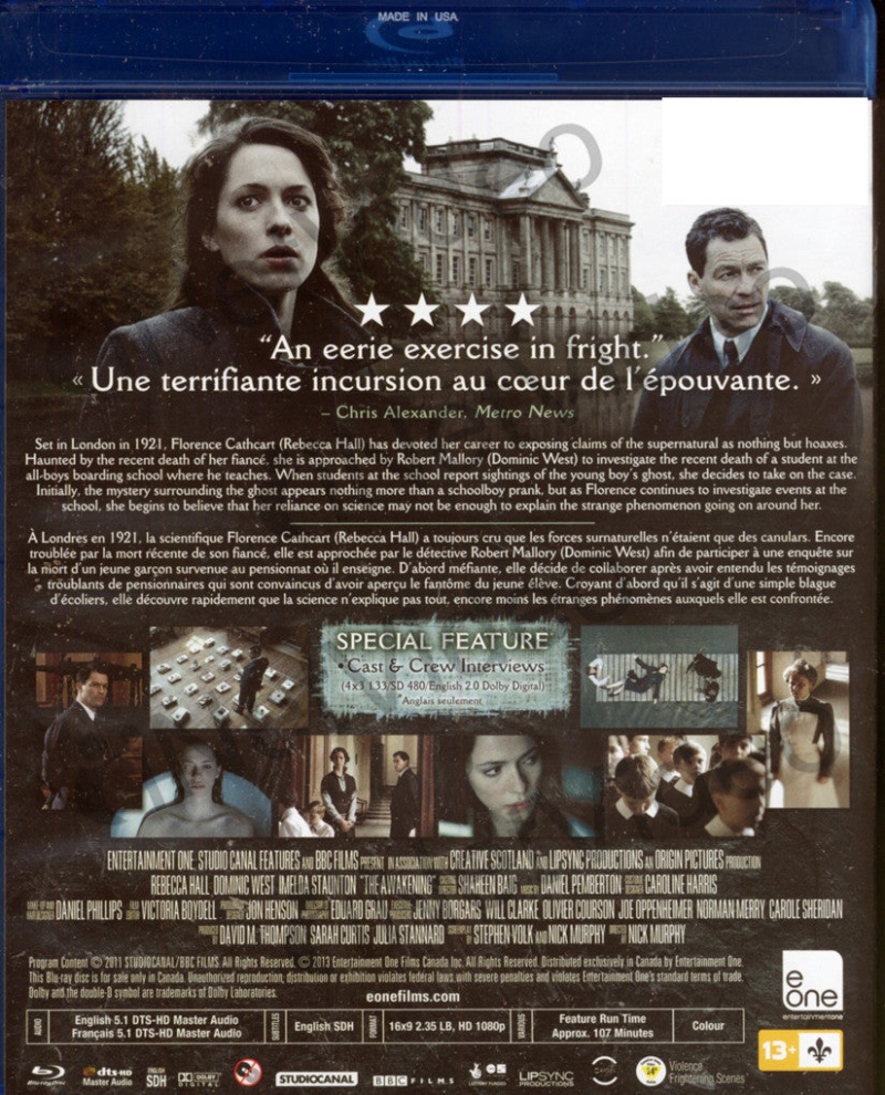 The Awakening (La Maison Des Ombres) (Bilingual) (Blu-Ray)