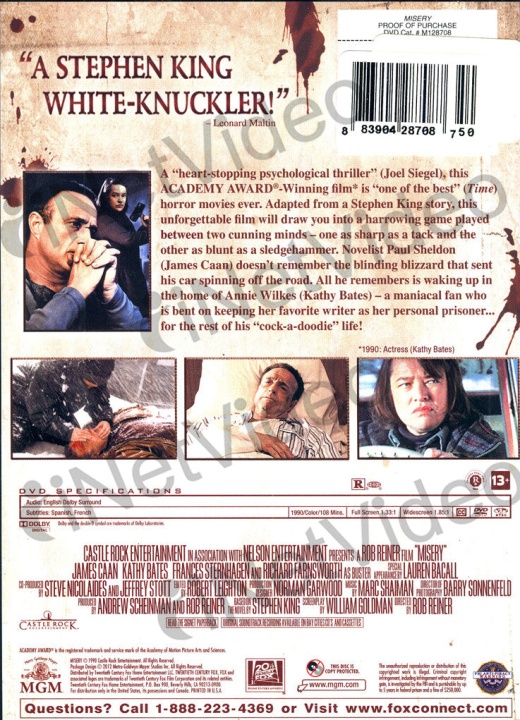 Misery (Collector's Edition) DVD