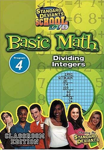 Standard Deviants School - Basic Math - Vol. 4 - Dividing Integers DVD