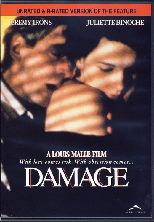 Damage (Jeremy Irons) Unrated and Rated Version DVD