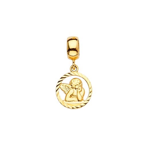 14K Gold Angel Religious Mix & Match Charm Pendant
