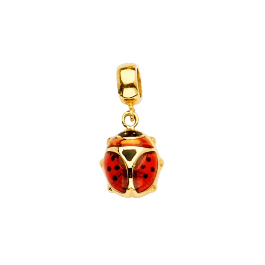 Ioka Jewelry 14K Gold Lady Bug Mix & Match Charm Pendant