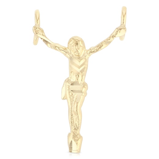 14K Gold Jesus Christ Body Charm Pendant - Ioka New Products