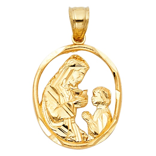 Ioka 14K Gold Religious Communion Charm Pendant