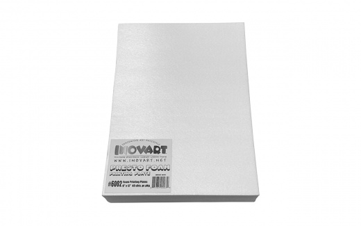 Inovart Presto Foam Printing Plates 9" x 12" - 48 sheets