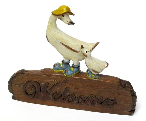 Duck ''Welcome'' Sign