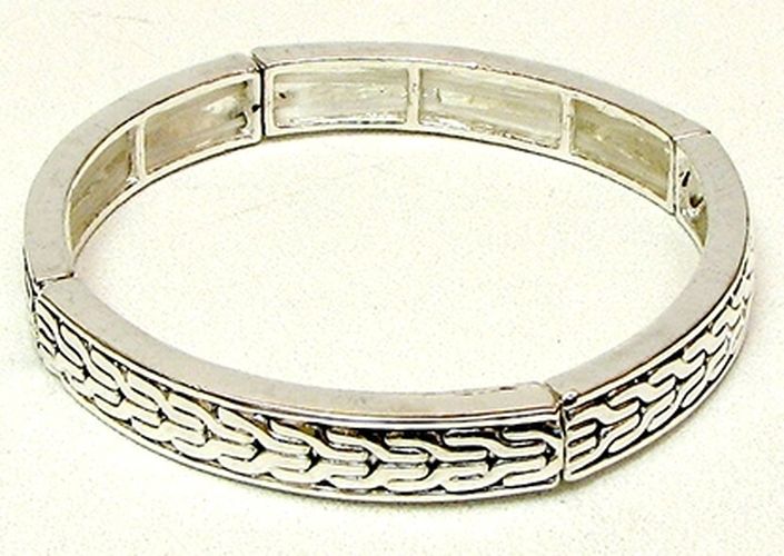Stackable Stretch Bangle Chain Design