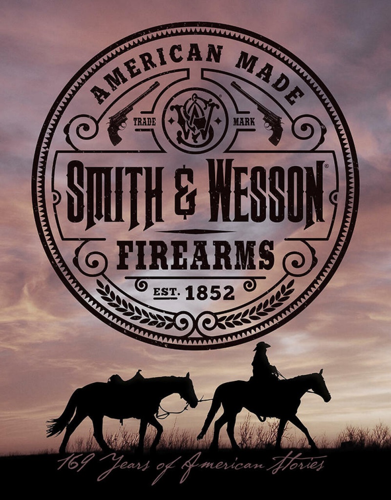 Tin Sign - Smith & Wesson 169 Years Of American Stories