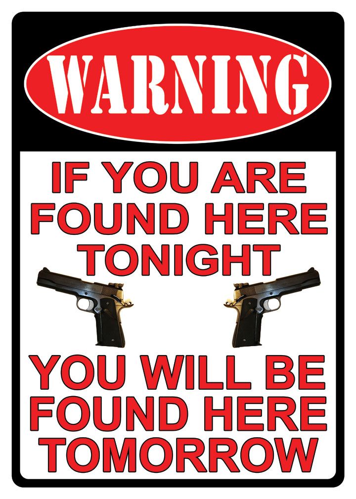 Warning If You're Found