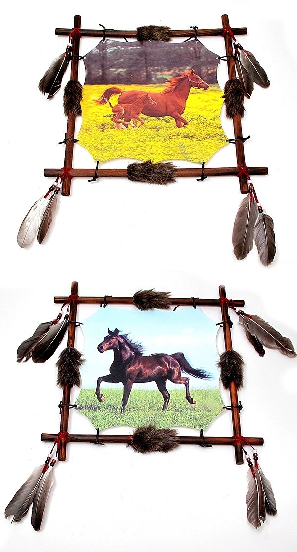 Mandala - Realistic Horse Paintings Set Of 2