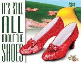 Tin Sign - Woz - About The Shoes