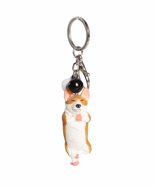 Corgi Martial Arts Keychain