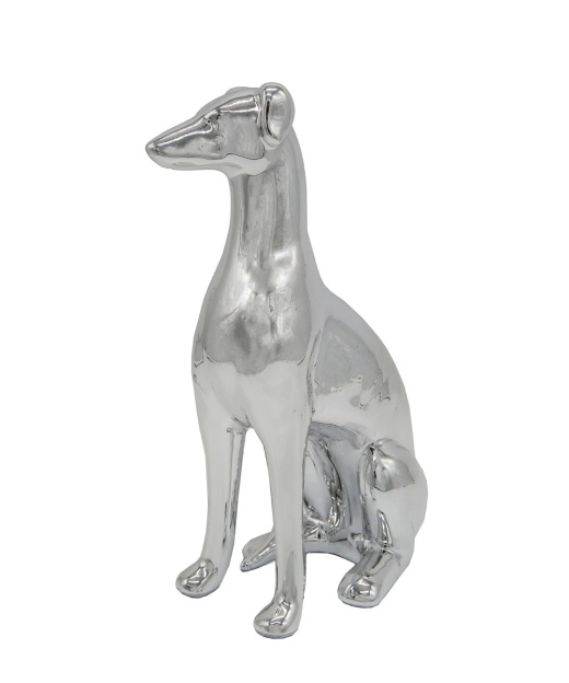 Petorama Sitting Greyhound Ceramic Statue