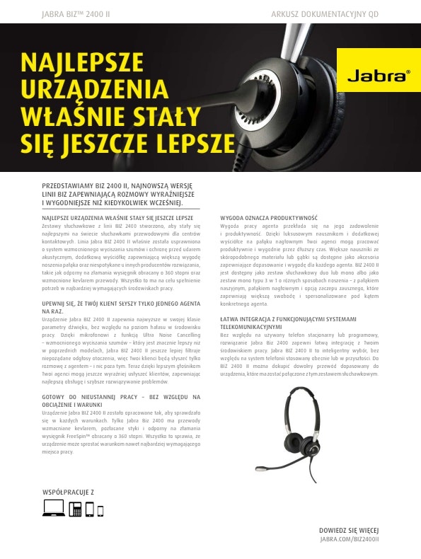 Jabra Biz 2400 Ii Duo / Mono