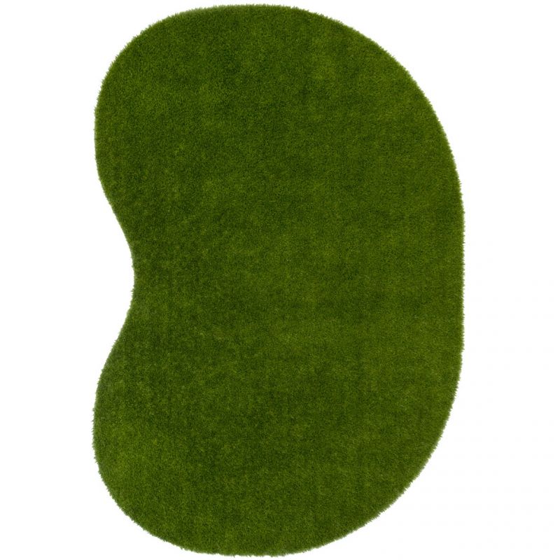 Greenspace 4' X 6' Jellybean Area Rug In Color Green