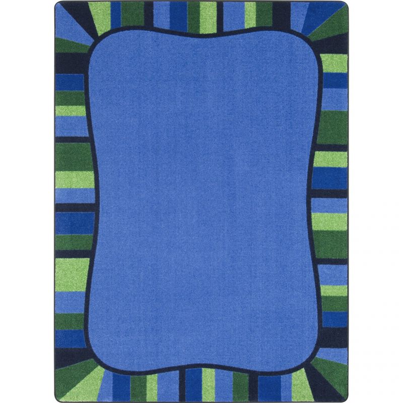 Colorful Accents 5'4" X 7'8" Area Rug In Color Seaglass