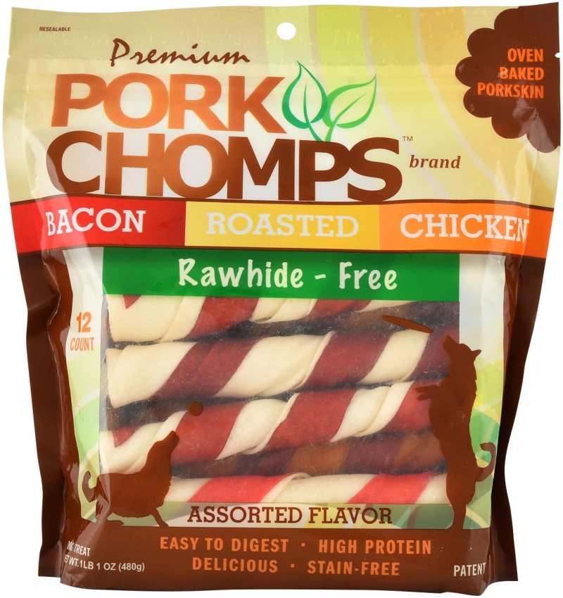 Buy Large Pork Chomps Premium Twists Variety Pack, 12 Ct Online