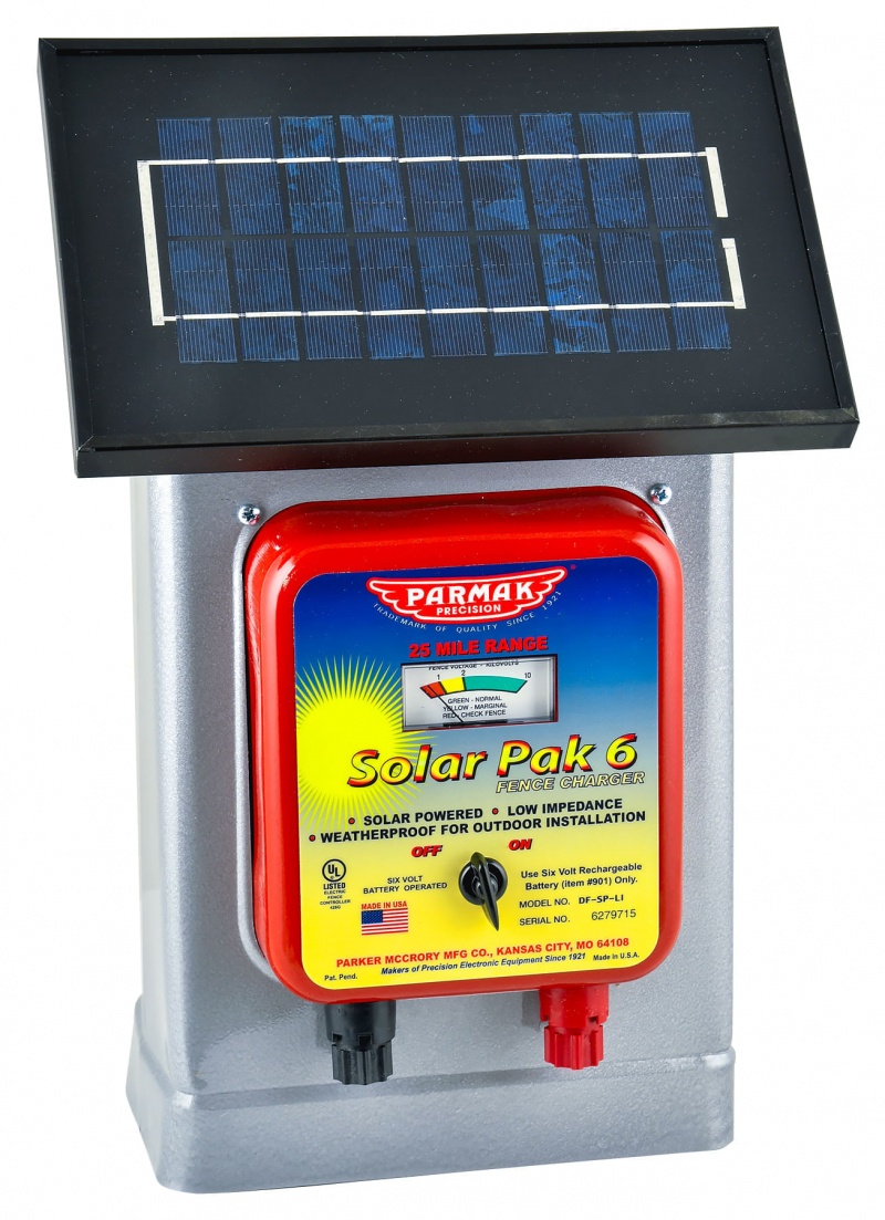 Parmak Solar-Pak 6, Option: Parmak Solar-Pak 6 (6 Volt) Charger