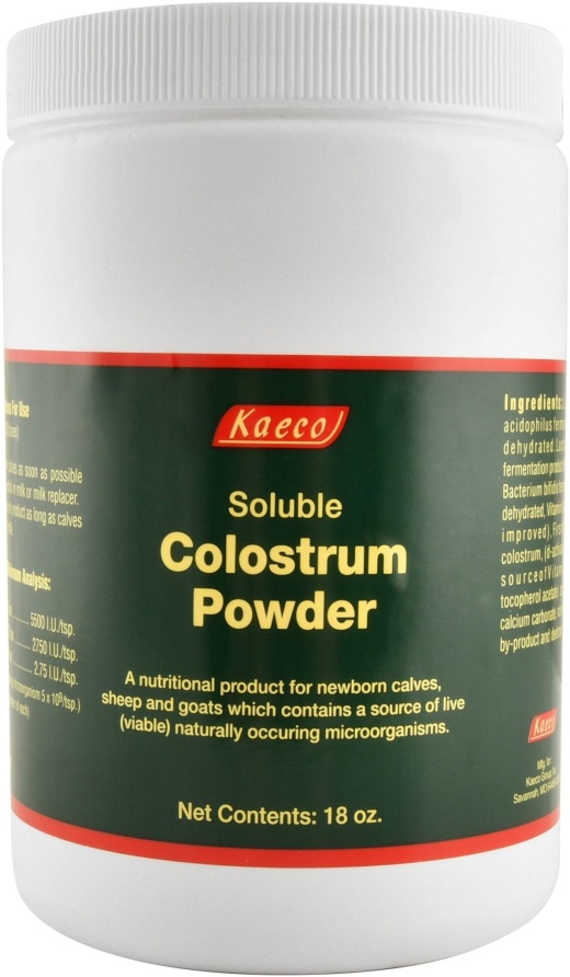 Kaeco Soluble Colostrum Supplement Powder, 18 Oz - The Ultimate Care for Newborn Farm Animals
