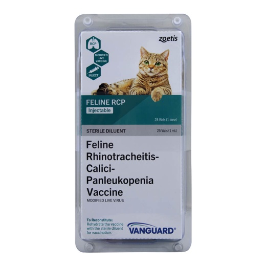 Vanguard Feline Rcp Cat Vaccine (25 X 1Ml) - 1Ml / 25Ct