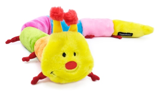 Caterpillar Deluxe with 7 Squeakers Dog Toy by Zippy Paws