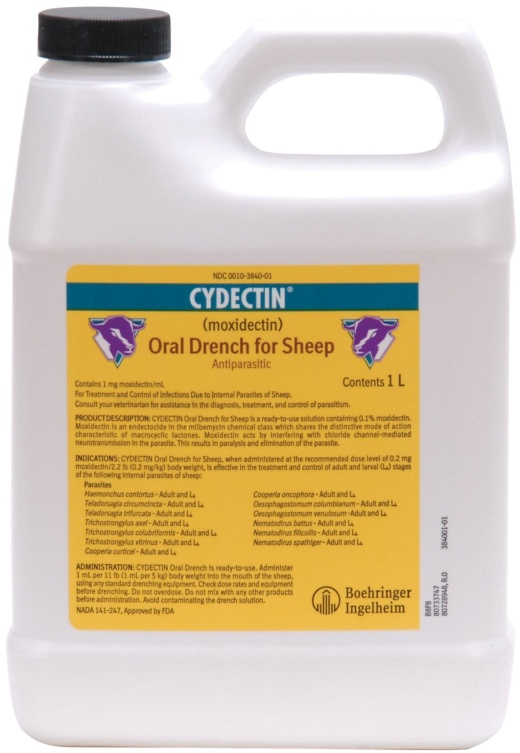 Cydectin Oral Sheep Drench Wormer - Effective Parasite Control for Sheep