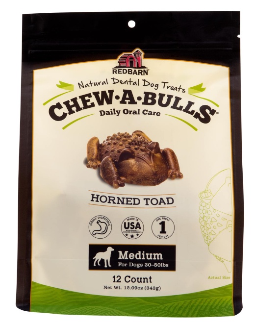 Redbarn Horned Toad Chew-A-Bulls Daily Oral Care Multi-Pack For Dogs